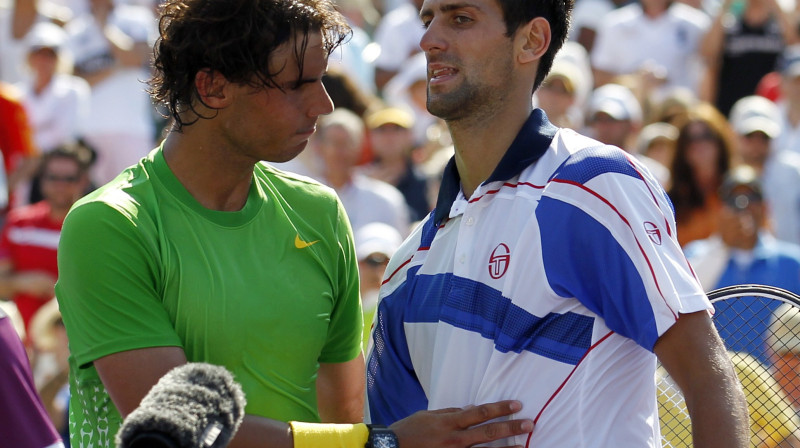 Rafaels Nadals un Novaks Džokovičs
Foto: AFP/Scanpix