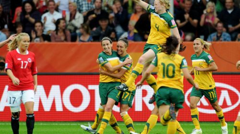 Austrālijas futbolistes
Foto: AFP/Scanpix