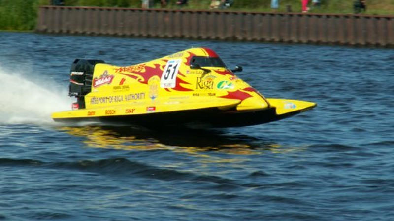 Uvis Slakteris 
Foto: Riga Powerboat Team