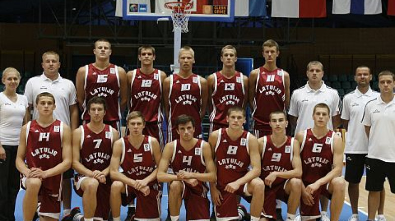 Latvijas U18 izlase Eiropas čempionātā finišēja 10.vietā.
Foto: fibaeurope.com