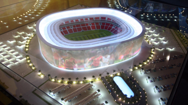 "Al-Rayyan" stadiona modelis
Foto: AP/Scanpix