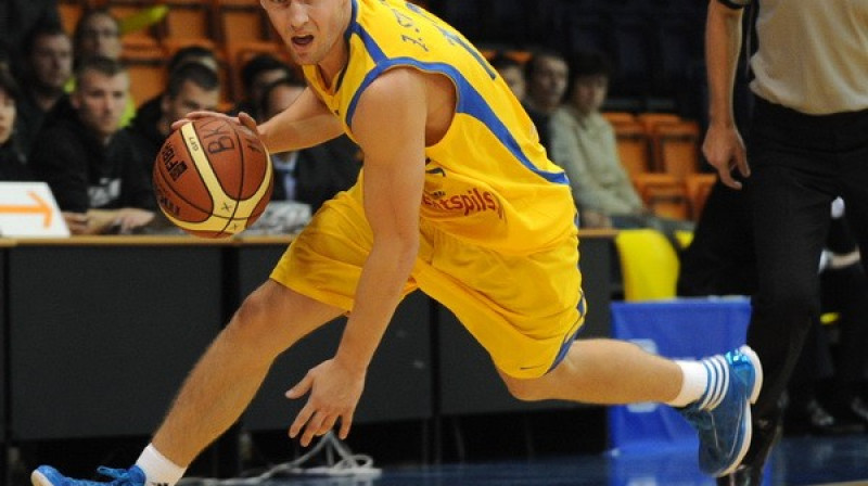 BK "Ventspils" kapteinis Jānis Strēlnieks 
Foto: Romāns Kokšarovs, Sporta Avīze, f64