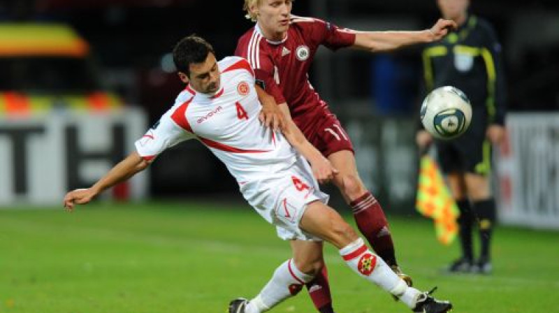 Ivans Lukjanovs spēlē pret Maltu
Foto: Romāns Kokšarovs, Sporta Avīze, f64