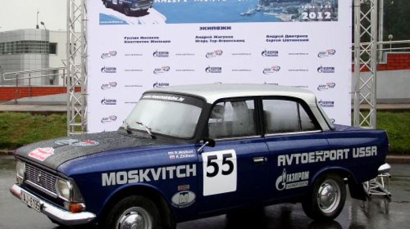 "RE Autoclub" startam rallijā sagatavotais "Moskvitch 408"
Foto: Renārs Buivids