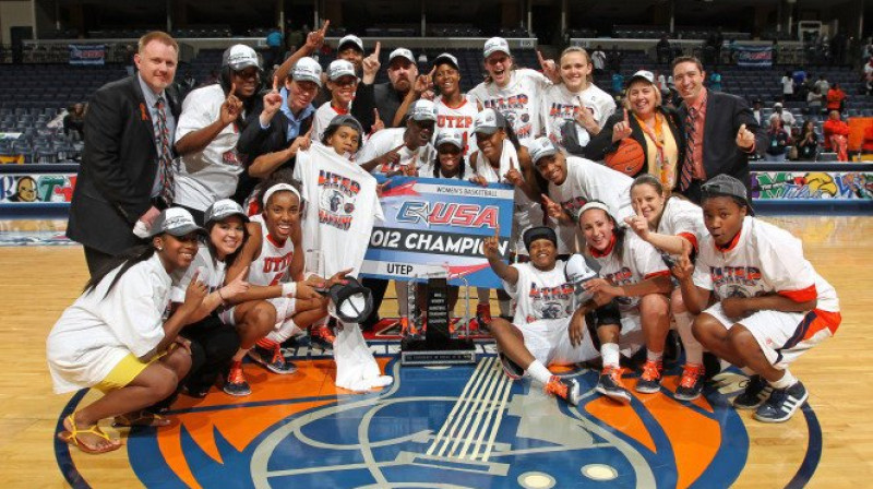 UTEP Miners - Conference USA 2012 čempionāta uzvarētājas 
Foto: UTEP