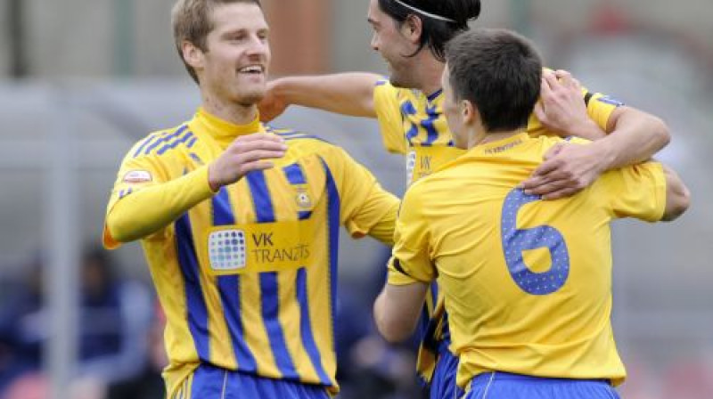 "Ventspils" futbolisti
Foto: Romāns Kokšarovs, Sporta Avīze, F64