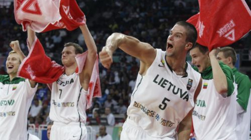 Lietuvas basketbolisti
Foto: AFP/Scanpix