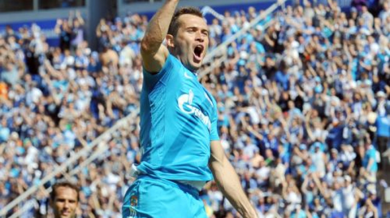 Čempionu "Zenit" snaiperis Aleksandrs Keržakovs
Foto: ITAR-TASS