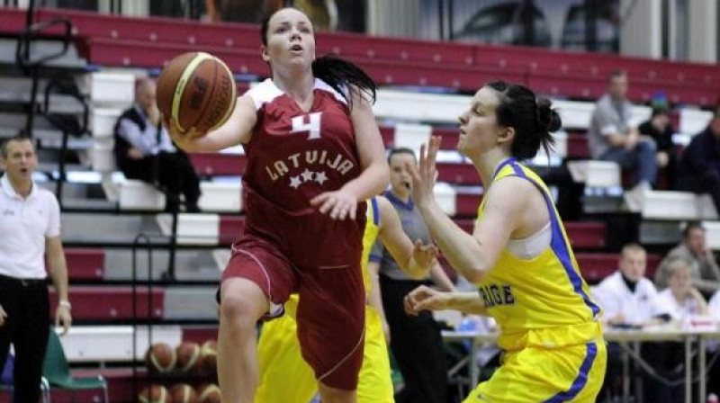 Ilze Jākobsone uzbrukumā
Foto: Basket.ee