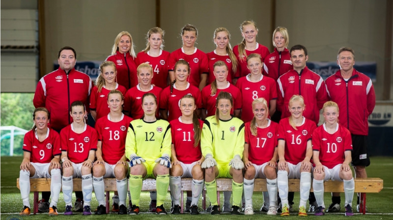 Latvijas U-17 meiteņu futbola izlase 
Foto: LFF
