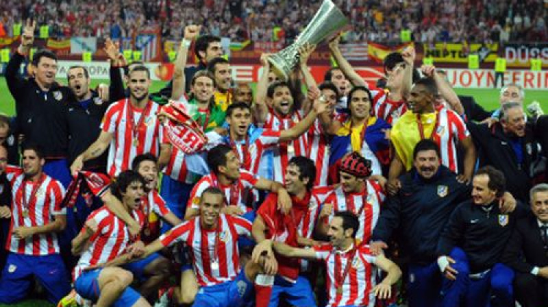 Pašreizējā trofejas sargātāja Madrides "Atletico"
Foto: AFP/Scanpix