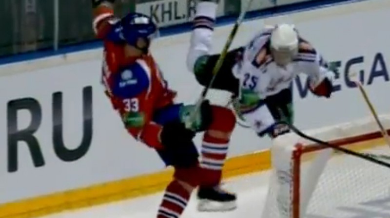 Spēka paņēmiens
Foto: no KHL video