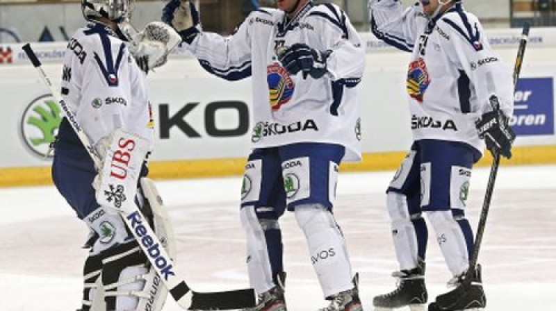 Vītkovices "Steel" hokejisti
Foto: AP/Scanpix