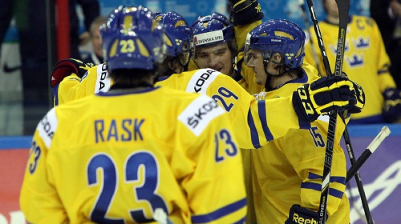 Zviedrijas U20 hokeja izlase
Foto: Almirs Sibagatuļļins