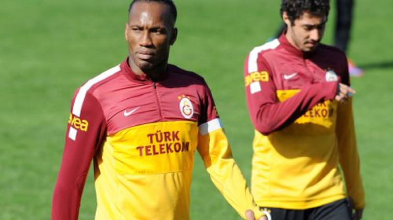 Didjē Drogbā "Galatasaray" treniņā
Foto: AFP/Scanpix