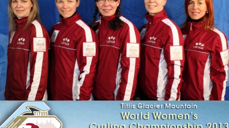 Latvijas sieviešu kērlinga izlase 2013
Foto: wwcc2013.curlingevents.com