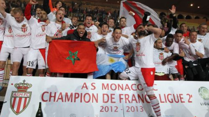 "Monaco" kļūst par "Ligue 2" čempioni
Foto: AFP/Scanpix