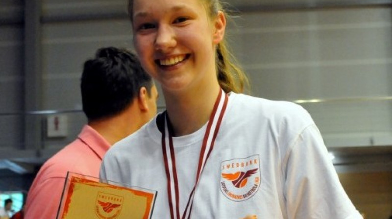 Digna Strautmane (BJBS Rīga/Rīdzene): Swedbank LJBL U15 grupas čempione un vērtīgākā spēlētāja.
Foto: Romualds Vambuts