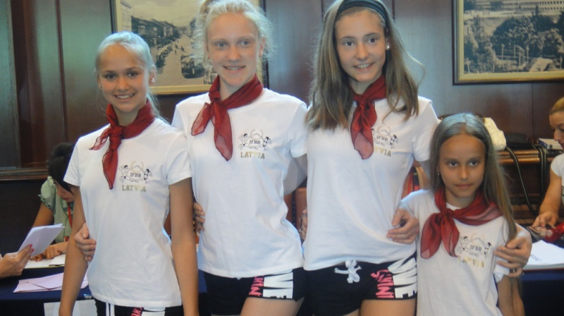 Latvijas jauniešu fitnesa komanda