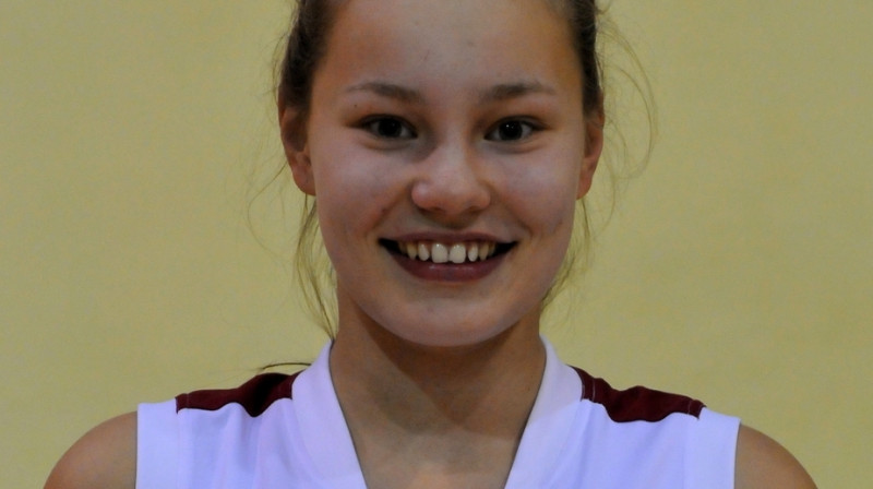 Marta Jančevska: 11 punktu un Latvijas U16 izlases uzvara pār Somijas kadetēm.
Foto: basket.lv