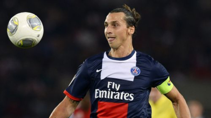 Zlatans Ibrahimovičs PSG rindās 54 spēlēs ir guvis 37 vārtus
Foto: AFP/Scanpix