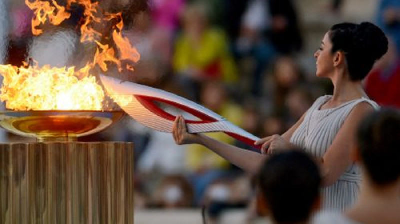 Soču olimpiskā uguns
Foto: ITAR-TASS/Scanpix