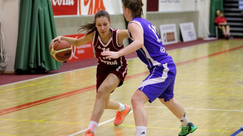 Anna Buša pēdējā minūtē iemeta abus soda metienus, neļaujot Zviedrijai izlīdzināt rezultātu
Foto: www.basket.ee