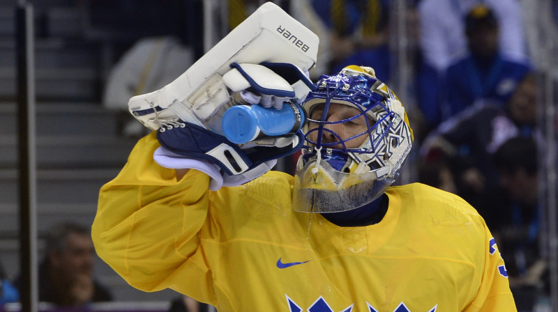 Henriks Lundkvists spēlē pret Šveici nostāvēja sausā (1-0)
Foto: AFP/Scanpix