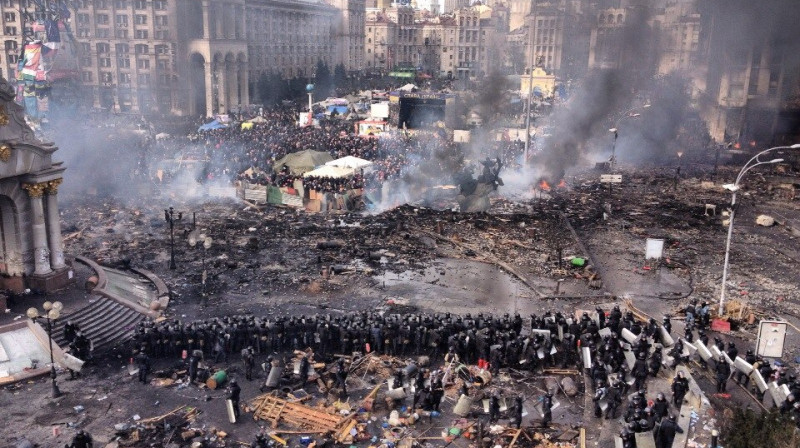 Neatkarības laukums Kijevā 2014. gada 19. februārī