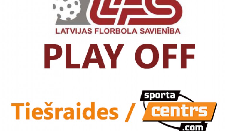 Visu Latvijas Florbola vīriešu Virslīgas "Play-off" spēļu tiešraides skaties Sporatcentrs.com TV vai interneta tiešraidē - Sportacnetrs.com