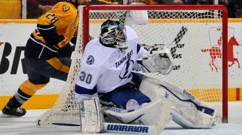 Bens Bišops "Lightning" vārtos
Foto:AFP/Scanpix