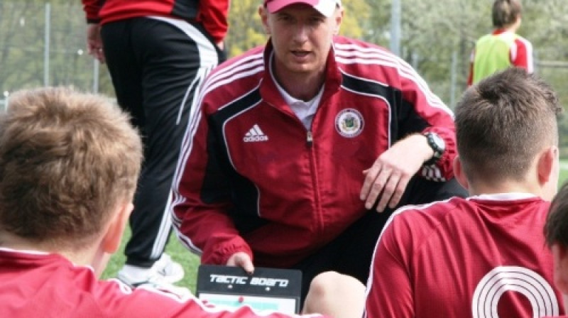 U-17 izlases galvenais treneris Igors Stepanovs
Foto: lff.lv