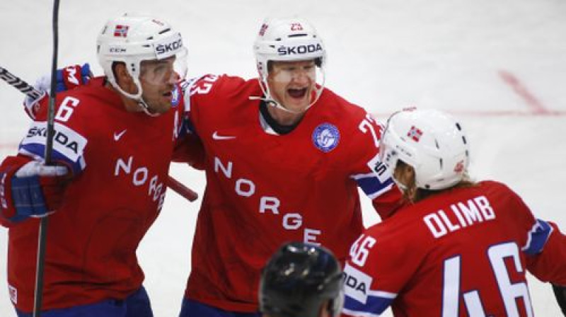 Norvēģijas hokejisti
Foto:AP/Scanpix
