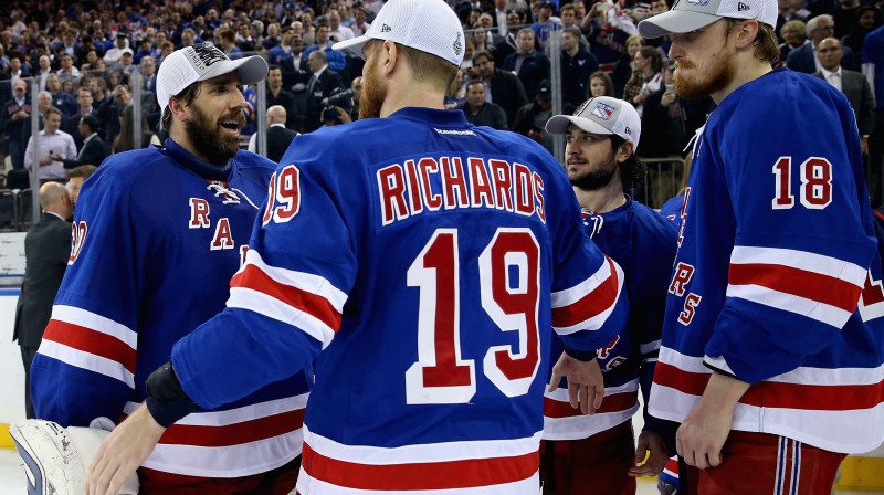 Ņujorkas "Rangers" atgriežas Stenlija kausa finālā pēc 20 gadu pārtraukuma 
Foto: AFP/Scanpix