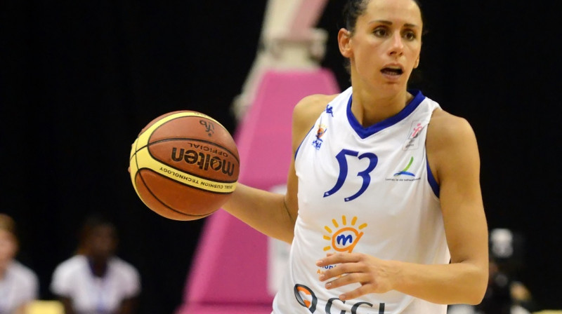 Gunta Baško-Melnbārde: 6.vieta Francijas čempionātā.
Foto: Basket Landes