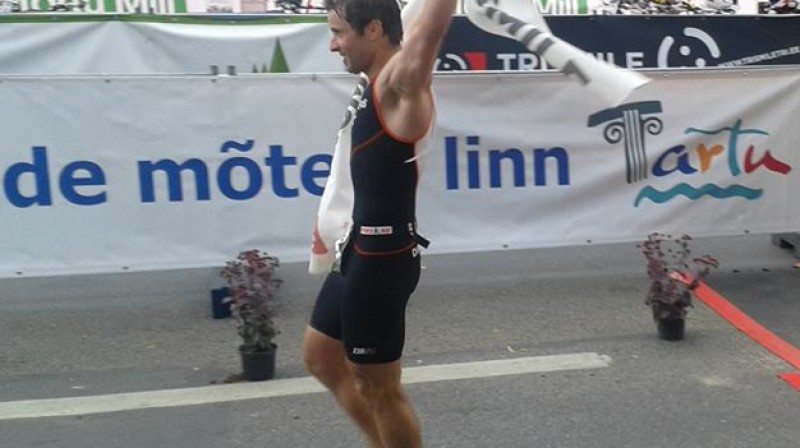 Latvijas un Baltijas čempions Andrejs Dmitrijevs
Foto: Piramida triathlon club, facebook.com