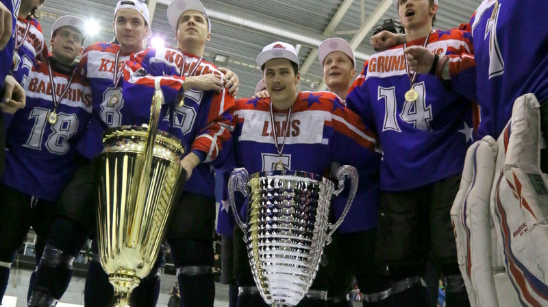 Pagājušā sezonā par Latvijas Virslīgas čempioniem pirmo reizi kļuva HS Rīga/Prizma komanda.
Foto: Mārtiņš Aiše