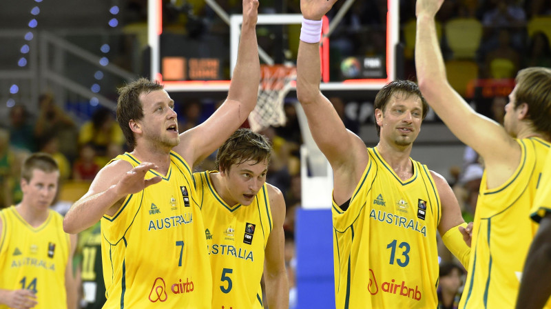 Džo Inglss (#7) kaldināja Austrālijas uzvaru ar 18 punktiem. Foto: AP/Scanpix.