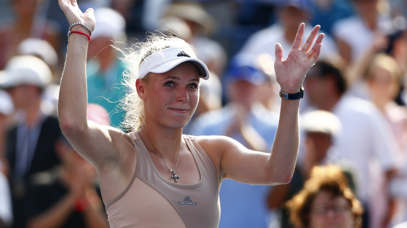 Karolīna Vozņacki otro reizi spēlēs "Grand Slam" finālā
Foto: Reuters/Scanpix