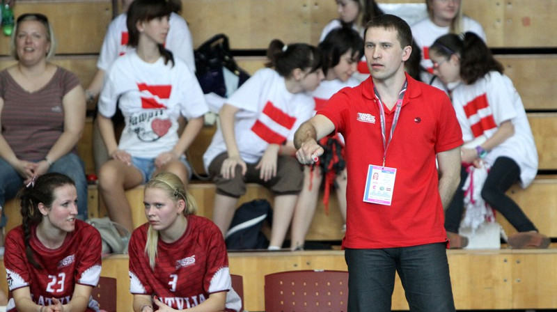 Latvijas izlases galvenais treneris Jurijs Fedulovs
Foto: Ritvars Raits, floorball.lv