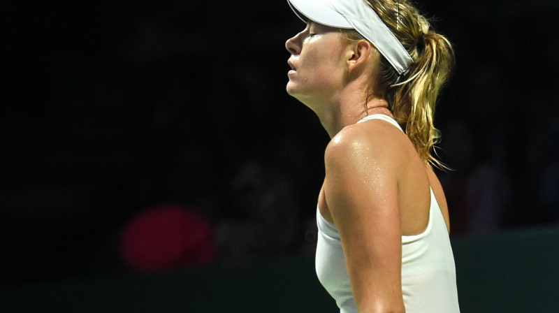 "WTA Finals" pusfināli notiks bez Marijas Šarapovas
Foto: AFP/Scanpix