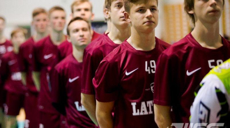 "Latvija U19"
Foto: Raivo Sarelainens, floorball.lv