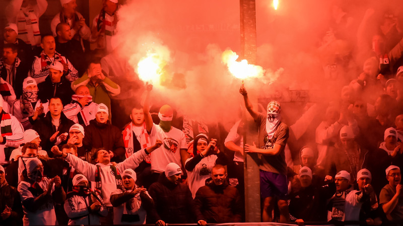 "Legia" līdzjutēji
Foto: AP/Scanpix