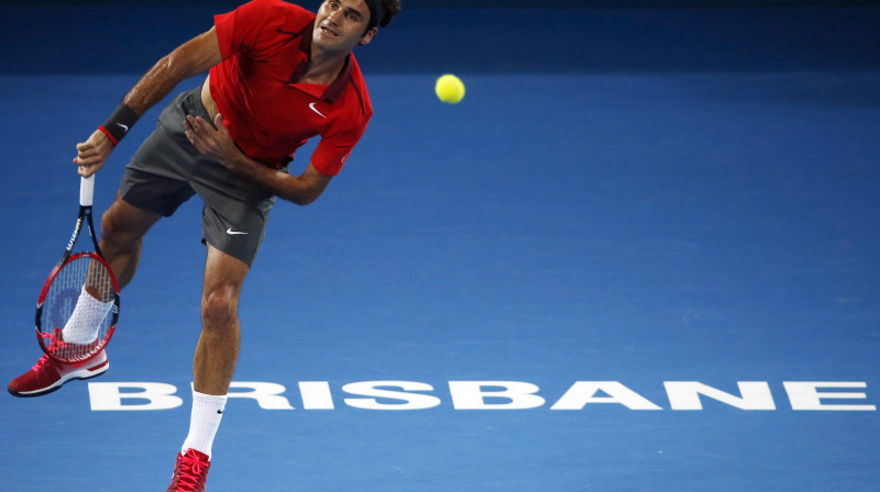 Rodžers Federers Brisbenā
Foto: Reuters/Scanpix