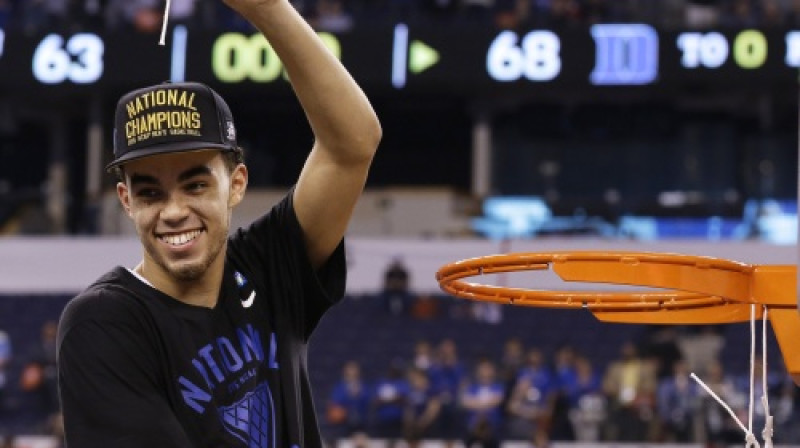 "Final 4" labākais spēlētājs Taiuss Džounss
Foto: AP/Scanpix