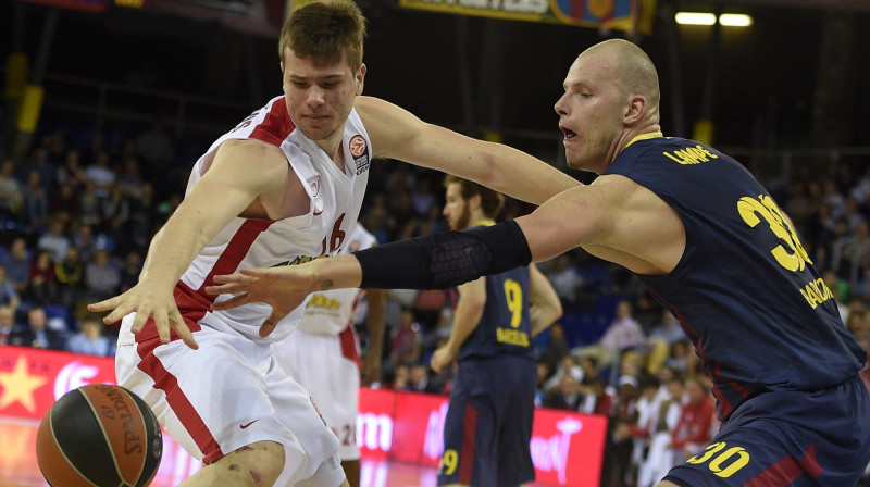 Dimitrioss Agravanis pret Maceju Lampi
Foto: AFP/Scanpix