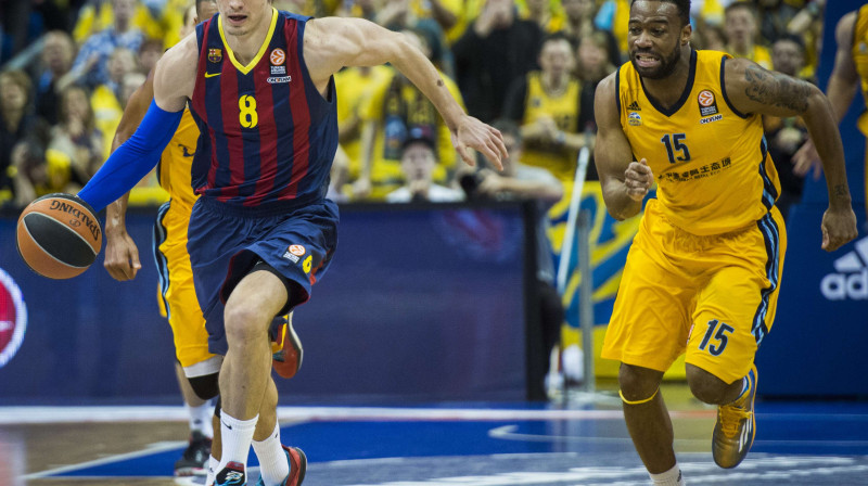 Mario Hezonja 2015. gada 2. janvāra spēlē pret "Alba Berlin"
Foto: AFP/Scanpix