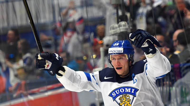 Somijas izlases kapteinis Jusi Jokinens
Foto: AFP/Scanpix