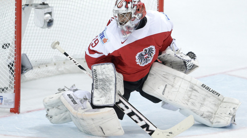 Austrijas izlases pamatvārtsargs Bernhards Štarkbaums
Foto: AP/Scanpix