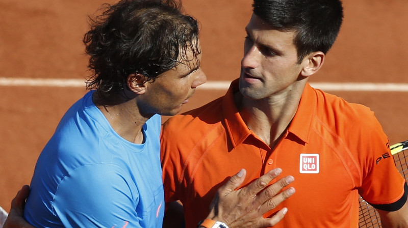 Rafaels Nadals un Novaks Džokovičs
Foto: Reuters/Scanpix